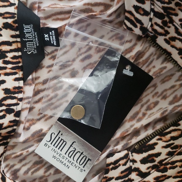 New Boho Chic 2XL Festival Animal Print Art To Wear Tunic Soft Stretch Pullover - Picture 7 of 9